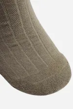 Chaussettes hautes d'extérieur en coton pour hommes, kaki, style égyptien