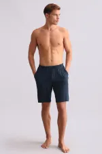 Short de pyjama en modal pour homme, bleu marine