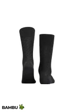 Men's Bamboo 6 Pairs Diamond Pattern Super Thin Ankle Socks Multicolored