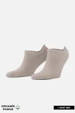 Mısırlı Erkek Organik Pamuklu 6 Çift No Show Çorap Çok Renkli