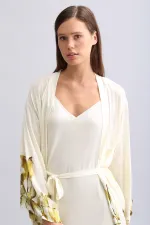 Robe longue tissée verte pour femme égyptienne