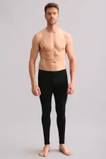 Sous-vêtement thermique en bambou égyptien / Leggings noirs