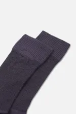 Mısırlı Erkek Modal Tekli DİABETİKER Lastiksiz Uzun Soket Çorap Füme