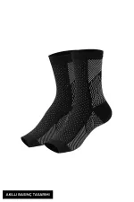 Mısırlı Unisex Ayak Bileği Ve Topuk Destekleyici Burun Sıkılaştırıcı Çorap Siyah