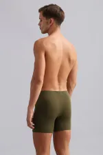 Mısırlı BAMBOO ZEUS Regular Fit Long Boxer Dark Khaki