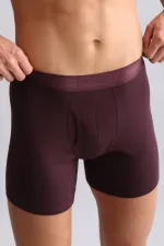Mısırlı ORGANIC Cotton SPARTACUS PLUS PERFORMANCE Long Boxer Shorts, Purple