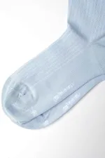 Mısırlı Kadın Merserize Tekli Soket Çorap Açık Mavi