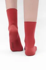 Mısırlı Kadın Bambu Tekli Diabetiker Lastiksiz Soket Çorap Kiremit