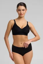 Kadın Çizgi Desen Hayalet Süyten Siyah