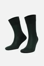 Mısırlı Men's Mercerized Single Super Thin Sock Green