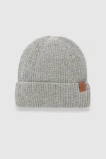 Unisex Wool Beanie and Glove Set - Milda Grey