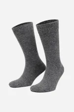 Mısırlı Erkek Koyun Yünü Tekli Soket Çorap Füme