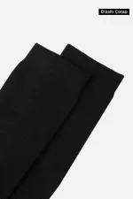 Mısırlı Unisex Merino Yününden, Özel Sıkılaştırıcı Teknolojiyle Uçuş Ve Pilot Çorabı Siyah