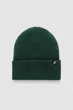 Bonnet plat unisexe en laine égyptienne torsadée - Vert Javier