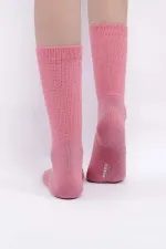Mısırlı Kadın %10 GÜMÜŞ Madeni İçerikli Soket Çorap Pembe