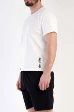 Mısırlı Men's Cotton Short-Sleeve Pajama Set White