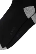 Chaussettes simples en coton éponge pour homme, noires, d'origine égyptienne