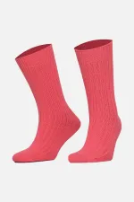 Mısırlı Unisex Pamuklu Bio Cotton Kışlık Soket Çorap Pembe
