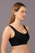 Mısırlı New Bra Desteksiz Hayalet Bralet Sütyen Siyah