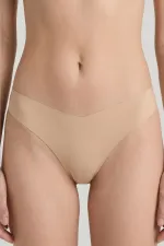 Egyptian Laser Cut Thong Beige Egyptian Laser Cut Thong Beige