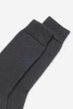 Chaussettes thermiques unisexes égyptiennes à une seule chaussette anthracite