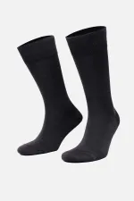 Mısırlı Erkek Merserize Tekli Uzun Çorap Antrasit
