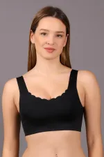 Mısırlı New Bra Desteksiz Hayalet Bralet Sütyen Siyah