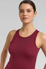Débardeur camisole pour femme égyptienne, bordeaux