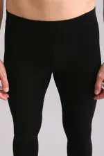 Sous-vêtement thermique en bambou égyptien / Leggings noirs
