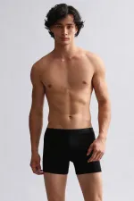 Mısırlı Modal By TENCEL Compact Cotton Classic Boxer Shorts Black