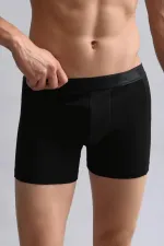 Mısırlı Modal By TENCEL Compact Cotton Classic Boxer Shorts Black