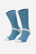 Chaussettes simples en laine d'alpaga pour homme, turquoise, d'origine égyptienne