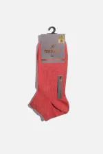 Mısırlı Erkek Pamuklu Tekli Yazlık Patik Çorap Kiremit