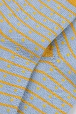 Mısırlı Unisex Pamuklu 3 Çift Çocuk Soket Çorap Çok Renkli