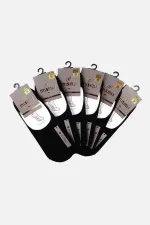 Chaussettes de ballet d'été noires en bambou pour homme, lot de 6 paires, de marque égyptienne