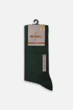 Mısırlı Men's Mercerized Single Super Thin Sock Green