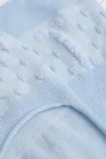 Mısırlı Kadın Pamuklu Tekli Yazlık Babet Çorap Mavi