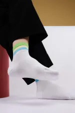 Chaussettes courtes d'été blanches en coton biologique pour femmes égyptiennes