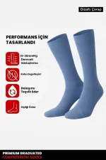 Unisex Bamboo Flight and Pilot Knee-High Socks with Special Strengthening Technology, Navy Blue Unisex Bamboo Flight and Pilot Knee-High Socks with Special Strengthening Technology, Navy Blue