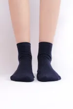 Mısırlı Kadın Bambu Tekli Yazlık Kısa Konç Çorap Lacivert