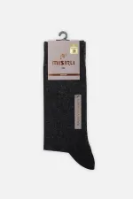 Mısırlı Men's Wool Bamboo Single Socket Socks Anthracite