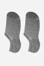 Mısırlı Kadın Bambu Tekli Yazlık No Show Çorap Gri