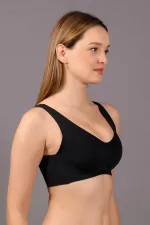 Mısırlı New Bra Desteksiz Hayalet Bralet Sütyen Siyah