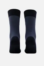 Chaussettes d'été simples mercerisées pour hommes, bleu marine, de style égyptien