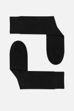 Chaussettes égyptiennes pour hommes, en modal, à une seule chaussette, noires