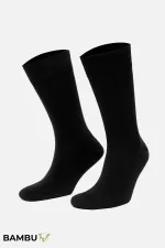 Coffret de 6 paires de chaussettes basses pour homme BAMBU, noires