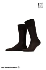 Chaussettes fines pour homme, mercerisées, à 6 doubles pointes, multicolores