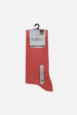 Chaussettes courtes pour femmes égyptiennes, contenant 10 % d'argent, couleur tuile