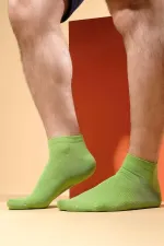 Mısırlı Erkek Pamuklu Tekli Yazlık Patik Çorap Yeşil