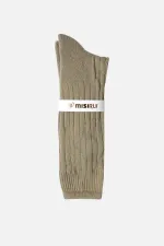 Chaussettes hautes d'extérieur en coton pour hommes, kaki, style égyptien